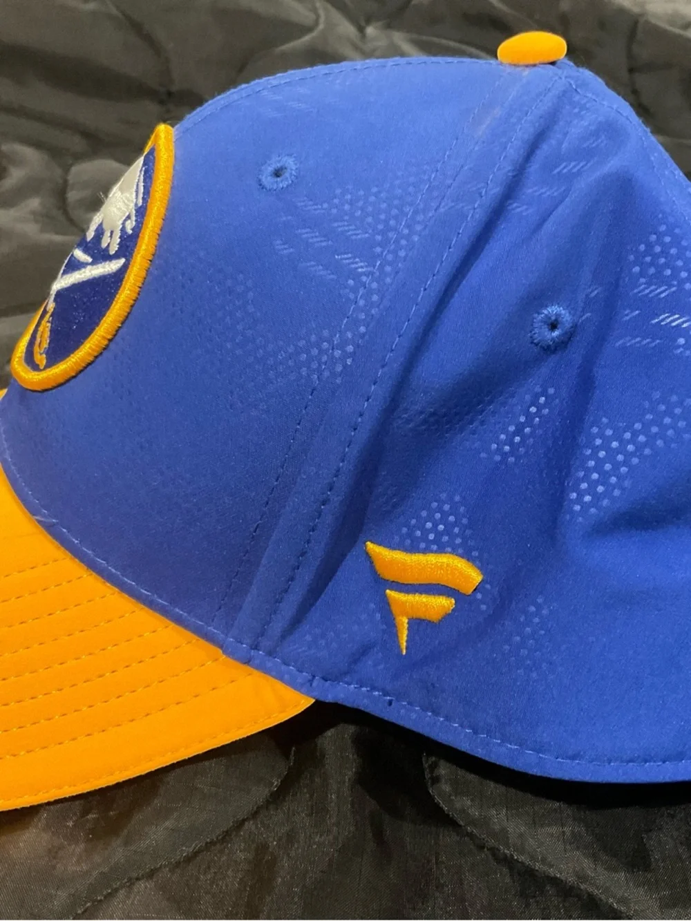 Fanatics Buffalo Sabres Royal Blue and Gold NHL Authentic Pro Hat - Picture 3 of 12